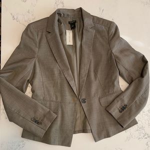 Grey Brown Professional Ann Taylor Blazer